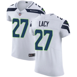 Nike Seahawks #27 Eddie Lacy White Mens Stitched NFL Vapor Untouchable Elite Jersey