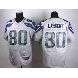 nike nfl jerseys seattle seahawks 80 largent grey[Elite]