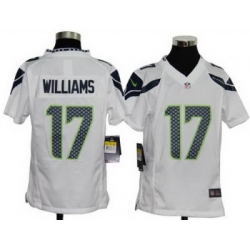 Youth Nike Seattle Seahawks 17# Mike Williams White Nike NFL Jerseys