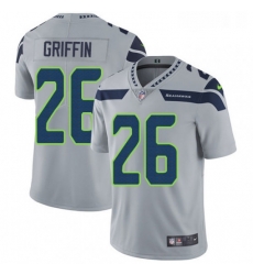 Youth Nike Seattle Seahawks 26 Shaquill Griffin Elite Grey Alternate NFL Jersey