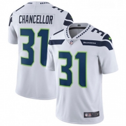 Youth Nike Seattle Seahawks 31 Kam Chancellor White Vapor Untouchable Limited Player NFL Jersey