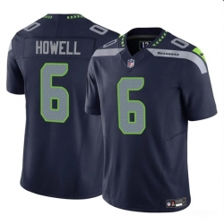 Youth Seattle Seahawks 6 Sam Howell Navy 2023 F U S E  Vapor Limited Stitched Football Jersey