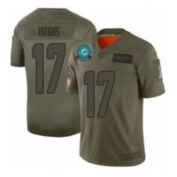 Men Miami Dolphins 17 Allen Hurns Limited Camo 2019 Salute to Service Football Jersey