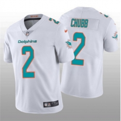 Men Miami Dolphins 2 Bradley Chubb 2022 White Vapor Untouchable Limited Stitched Jersey