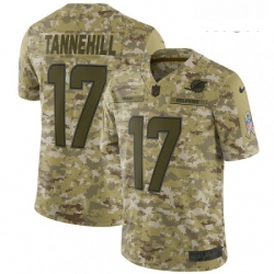 Mens Nike Miami Dolphins 17 Ryan Tannehill Limited Camo 2018 Salute to Service NFL Jersey