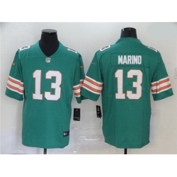 Nike Dolphins 13 Dan Marino Aqua Throwback Vapor Untouchable Limited Jersey