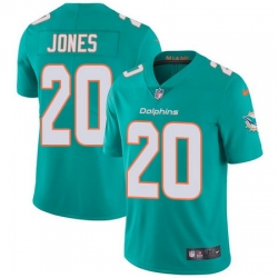 Nike Dolphins #20 Reshad Jones Aqua Green Team Color Mens Stitched NFL Vapor Untouchable Limited Jersey