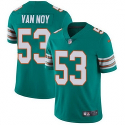 Nike Dolphins 53 Kyle Van Noy Aqua Green Alternate Men Stitched NFL Vapor Untouchable Limited Jersey