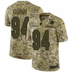 Nike Dolphins #94 Robert Quinn Camo Mens Stitched NFL Limited 2018 Salute To Service Jersey