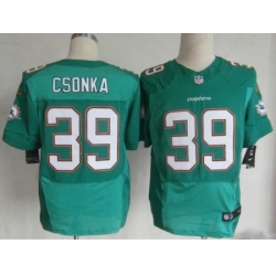 Nike Miami Dolphins 39 Larry Csonka Green Elite NFL Jersey