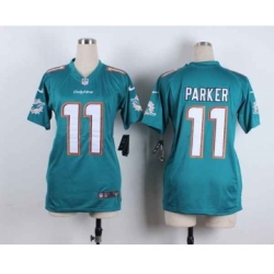 nike women nfl jerseys miami dolphins 11 parker green[nike][parker]