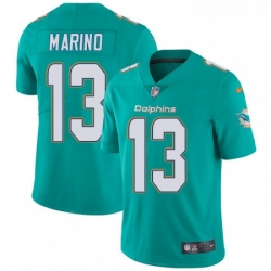 Youth Nike Miami Dolphins 13 Dan Marino Aqua Green Team Color Vapor Untouchable Limited Player NFL Jersey