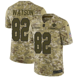 Limited Nike Camo Mens Benjamin Watson Jersey NFL 82 New Orleans Saints 2018 Salute to Service