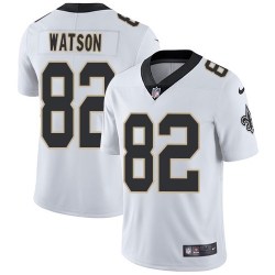 Limited Nike White Mens Benjamin Watson Road Jersey NFL 82 New Orleans Saints Vapor Untouchable