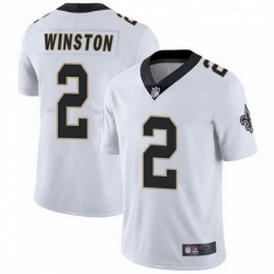 Men New Orleans Saints 2 Jameis Winston White Jersey