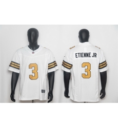 Men New Orleans Saints 3 Travis Etienne Jr White F U S E Color Rush Limited Stitched NFL Jersey Men New Orleans Saints 3 Travis Etienne Jr White F U S E Color Rush Limited Stitched NFL Jersey
