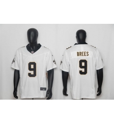 Men New Orleans Saints 9 Drew Brees White F U S E Vapor Limited Stitched Football Jersey Men New Orleans Saints 9 Drew Brees White F U S E Vapor Limited Stitched Football Jersey