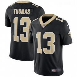 Mens Nike New Orleans Saints 13 Michael Thomas Black Team Color Vapor Untouchable Limited Player NFL Jersey