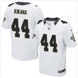 Nike New Orleans Saints #44 Hauoli Kikaha White Mens Stitched NFL Elite Jersey