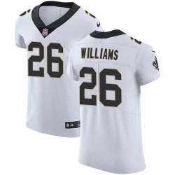 Nike Saints #26 P J  Williams White Men Stitched NFL Vapor Untouchable Elite Jersey