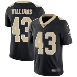 Nike Saints #43 Marcus Williams Black Team Color Mens Stitched NFL Vapor Untouchable Limited Jersey