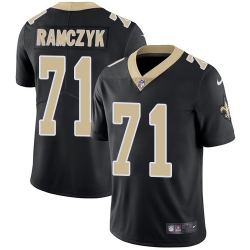 Nike Saints #71 Ryan Ramczyk Black Team Color Mens Stitched NFL Vapor Untouchable Limited Jersey