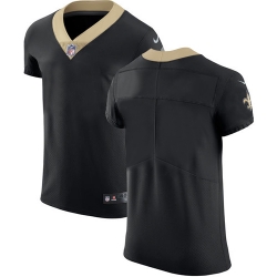 Nike Saints Blank Black Team Color Mens Stitched NFL Vapor Untouchable Elite Jersey