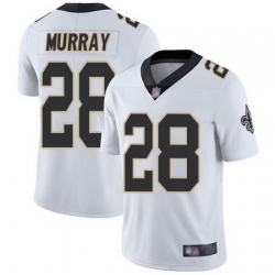 Saints #28 Latavius Murray White Men Stitched Football Vapor Untouchable Limited Jersey