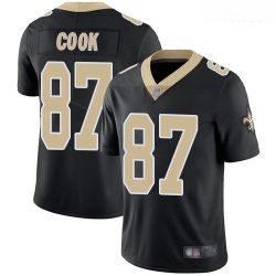 Saints 87 Jared Cook Black Team Color Men Stitched Football Vapor Untouchable Limited Jersey