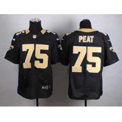 nike nfl jerseys new orleans saints 75 peat black[Elite]