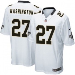 Dwayne Washington New Orleans Saints Youth Game Nike Jersey White