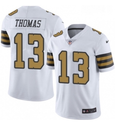 Youth Nike New Orleans Saints 13 Michael Thomas Limited White Rush Vapor Untouchable NFL Jersey