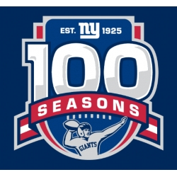 Giants 100 Anniversary Patch Biaog