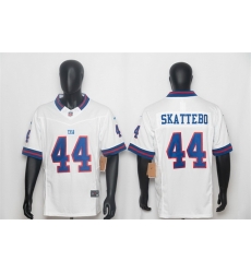 Men New York Giants 44 Cam Skattebo White Draft F U S E Vapor Untouchable Limited Stitched Jersey Men New York Giants 44 Cam Skattebo White Draft F U S E Vapor Untouchable Limited Stitched Jersey