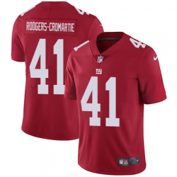 Nike Giants #41 Dominique Rodgers Cromartie Red Alternate Mens Stitched NFL Vapor Untouchable Limited Jersey