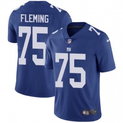 Nike Giants 75 Cameron Fleming Royal Blue Team Color Men Stitched NFL Vapor Untouchable Limited Jersey