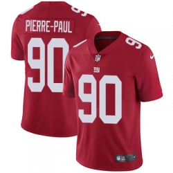 Nike Giants #90 Jason Pierre Paul Red Alternate Mens Stitched NFL Vapor Untouchable Limited Jersey