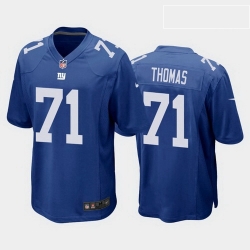 men andrew thomas new york giants royal game jersey 2020 