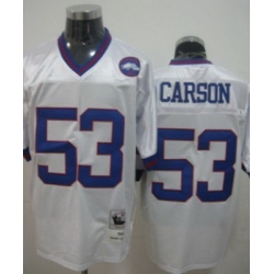 nfl New York Giants 53 Harry Carson throwback White