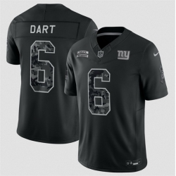 Youth New York Giants  6 Jaxson DartBlack 2026 Salute to Service Limited Stitched Football Jersey
