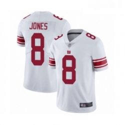 Youth New York Giants 8 Daniel Jones White Vapor Untouchable Limited Player Football Jersey