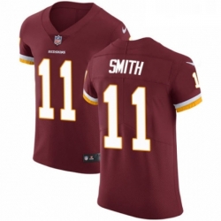 Mens Nike Washington Redskins 11 Alex Smith Burgundy Red Team Color Vapor Untouchable Elite Player NFL Jersey