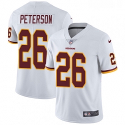 Mens Nike Washington Redskins 26 Adrian Peterson White Vapor Untouchable Limited Player NFL Jersey