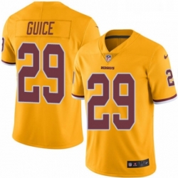 Mens Nike Washington Redskins 29 Derrius Guice Limited Gold Rush Vapor Untouchable NFL Jersey