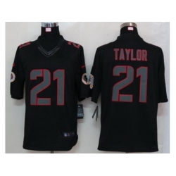 Nike NFL Washington Redskins #21 Fred Taylor Black Jerseys(Limited)