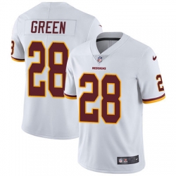 Nike Redskins #28 Darrell Green White Mens Stitched NFL Vapor Untouchable Limited Jersey