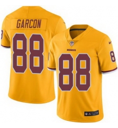 Nike Redskins #88 Pierre Garcon Gold Mens Stitched NFL Limited Rush Jersey