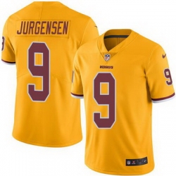 Nike Redskins #9 Sonny Jurgensen Gold Mens Stitched NFL Limited Rush Jersey