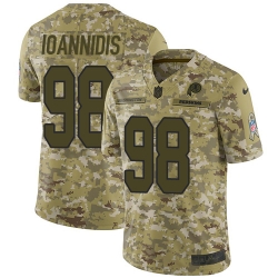 Nike Redskins #98 Matt Ioannidis Camo Men Stitched NFL Limited 2018 Salute To Service Jersey