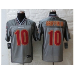 Nike Washington RedSkins 10 Robert Griffin III Grey Elite Vapor NFL Jersey